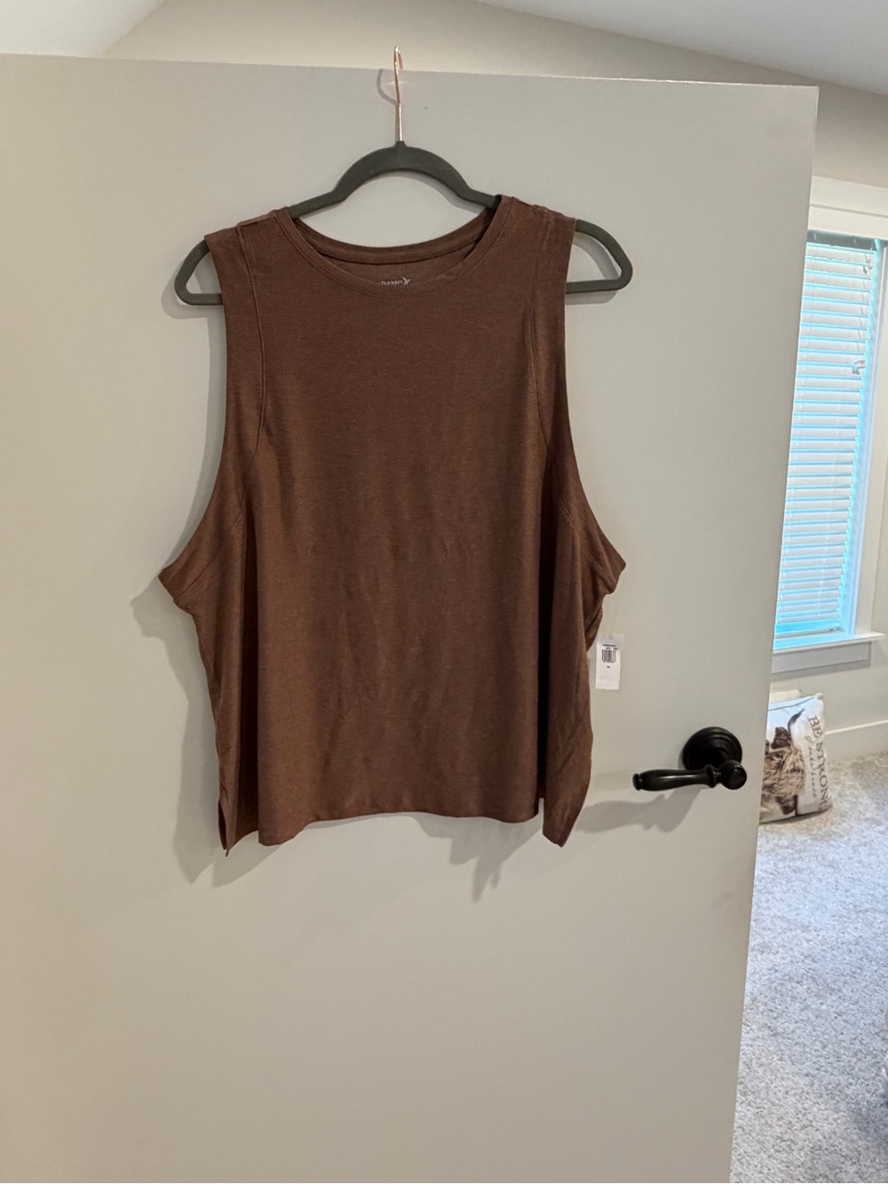 Old Navy Brown Sleeveless Crewneck Tank